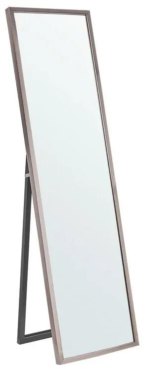 Staande spiegel 40 x 140 cm TORCY zilver Beliani