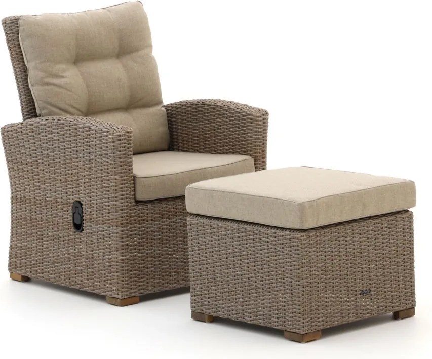 + 10% kassakorting | Lounge tuinstoel | Intenso  Mazzano | Wicker (vlechtwerk) | Taupe | Kees Smit Tuinmeubelen