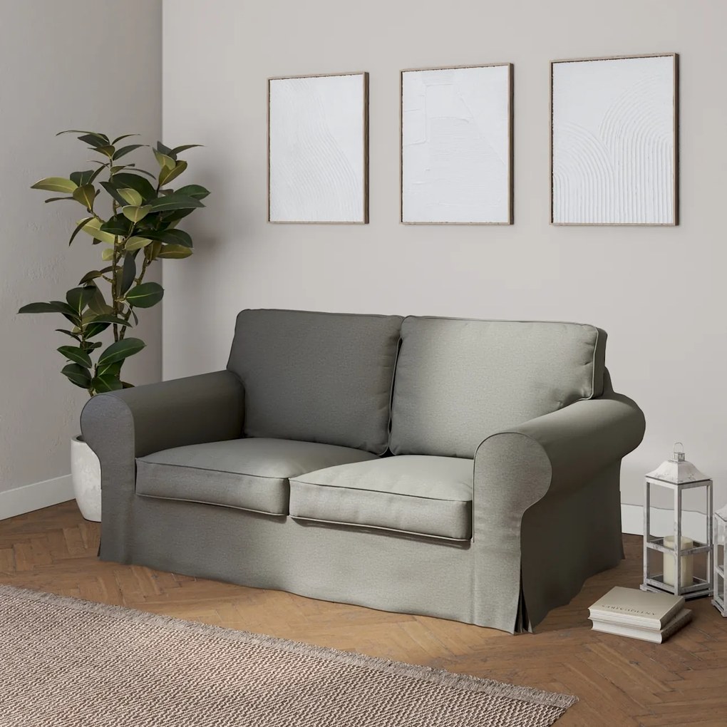 Dekoria IKEA hoes voor Ektorp 2-zits slaapbank - NIEUW model, grijs
