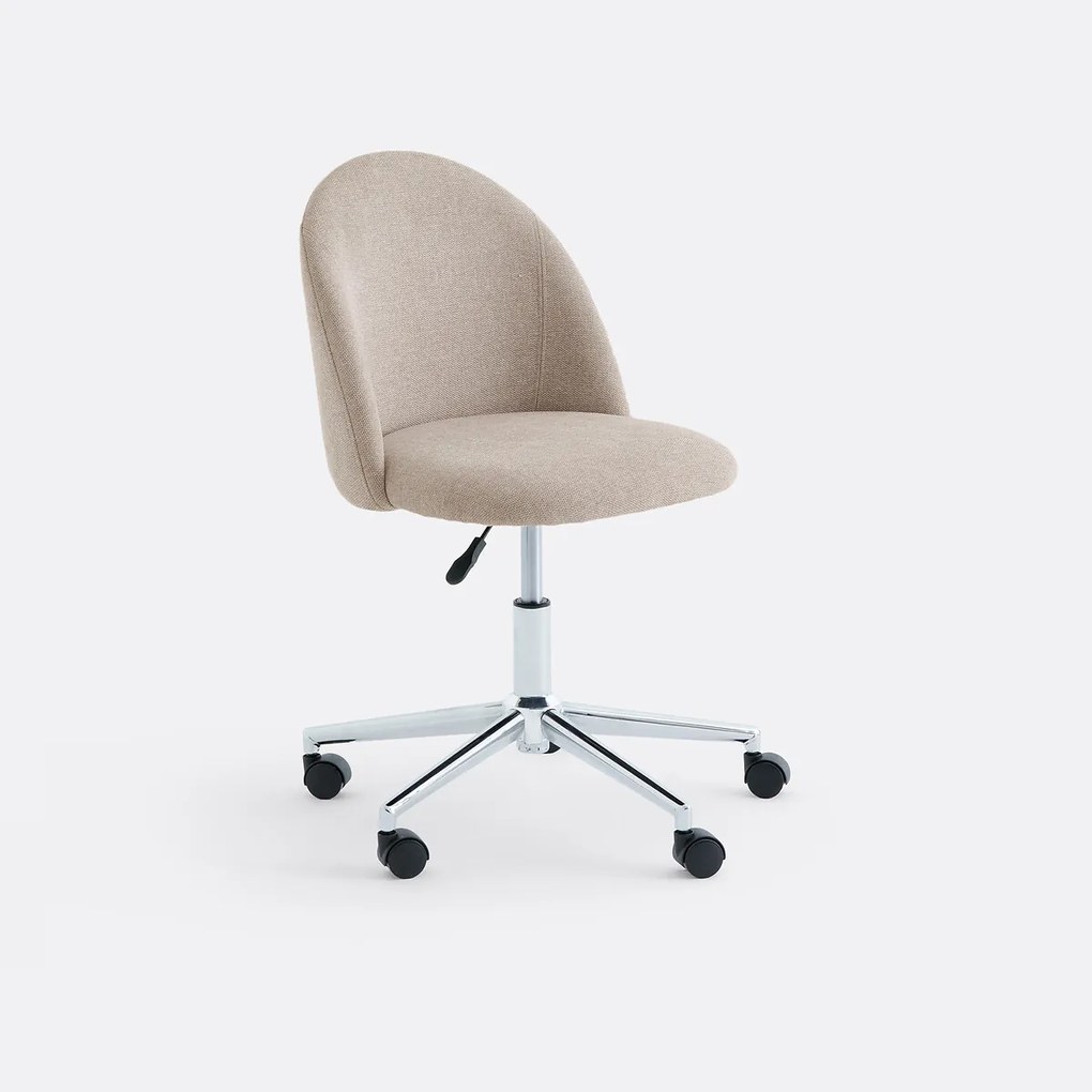 Bureaustoel met wielen, structuurstof, BRITTY