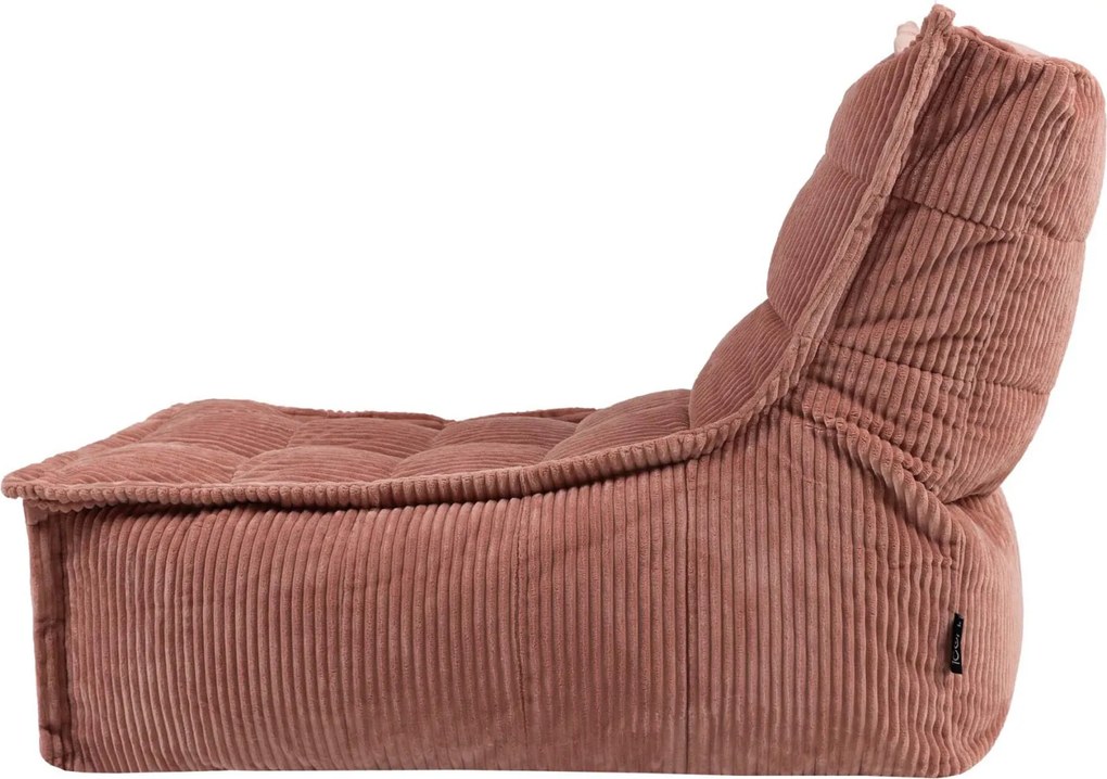 Dolce Zitzak Stoel Cord Lounger - Lichtroze