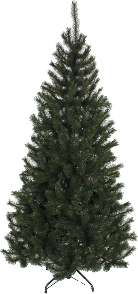 Black Box Kingston kunstkerstboom - 215 cm - groen - Diameter 117 cm - 767 tips - metalen voet