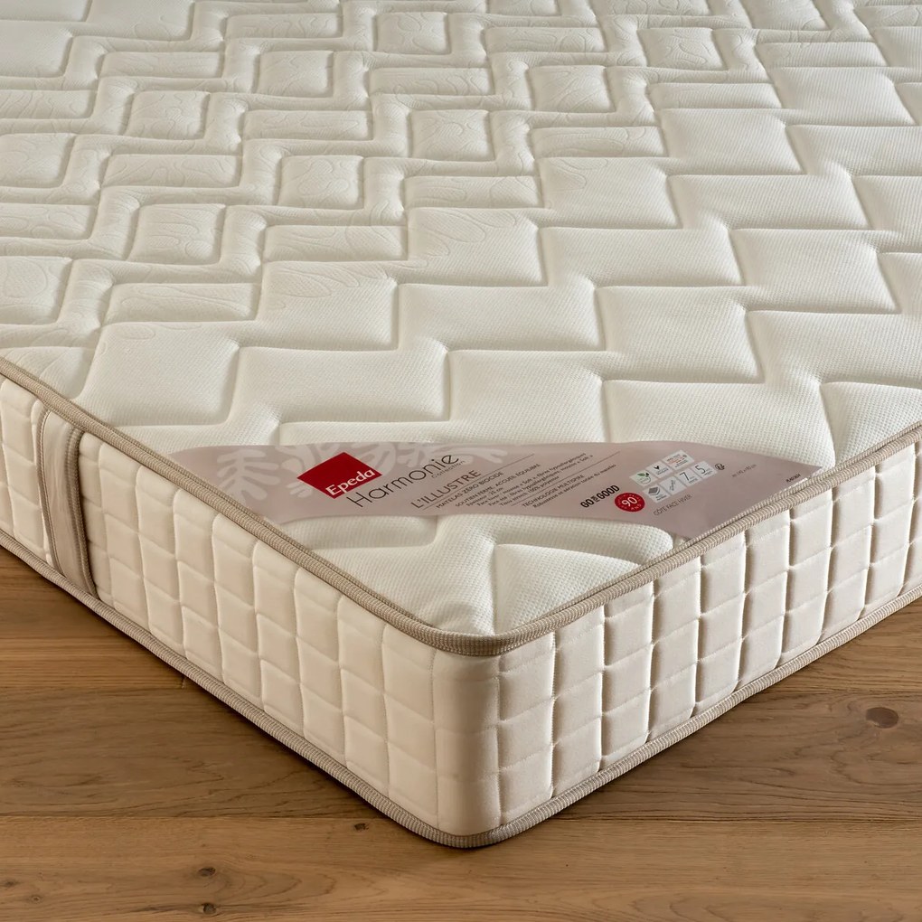 Ensemble matras met veren le Poétique + beddenbodem