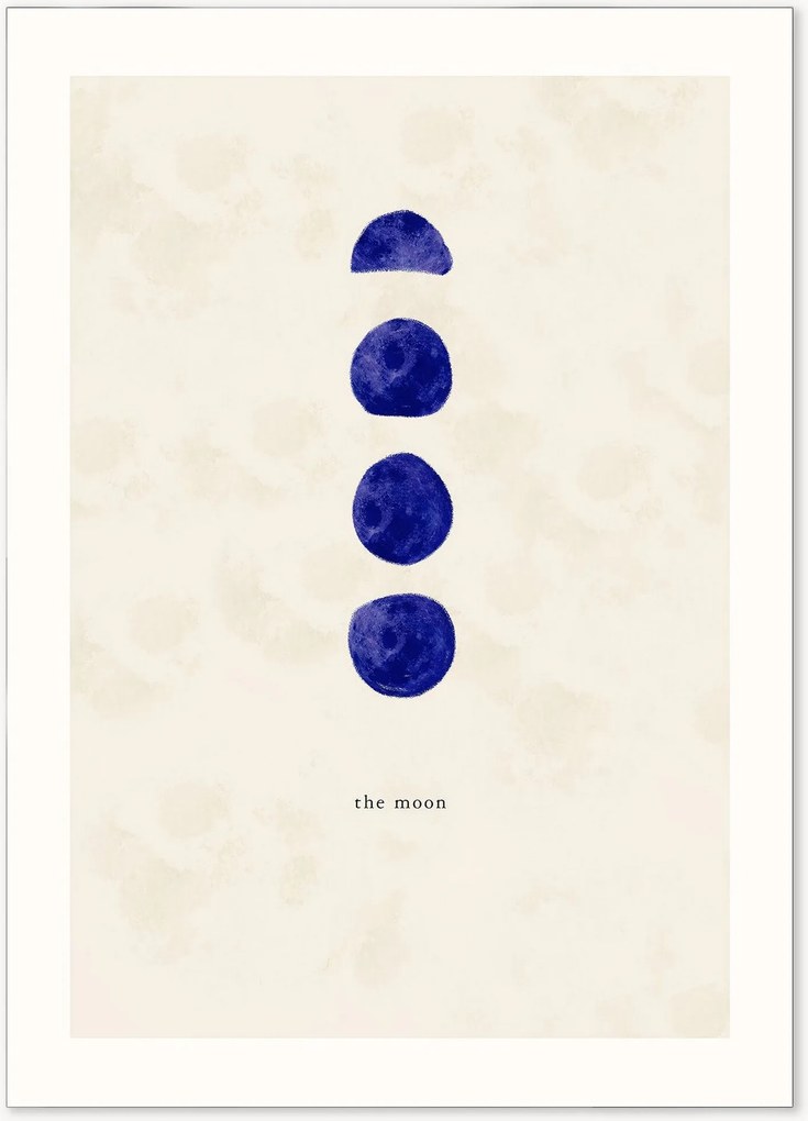 Ingelijste print The moon