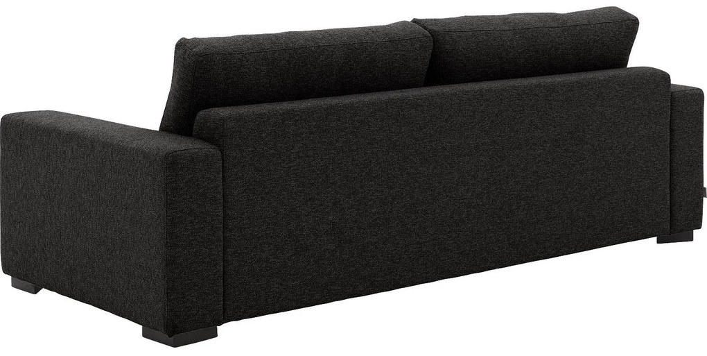 Goossens grijs, stof, 3-zits, stijlvol landelijk