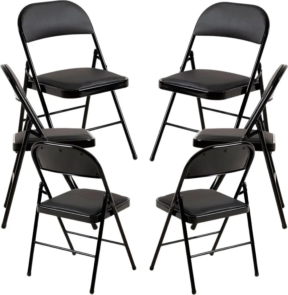 Set van 6 klapstoelen voor evenementen Pad