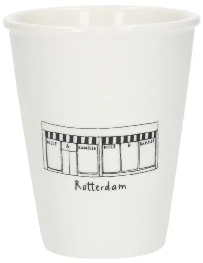 Gevel mok, Rotterdam, porselein, 200 ml