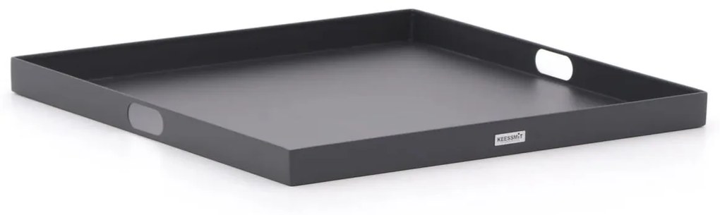Dienblad voor buiten en binnen  | Manifesto  | Aluminium | Grijs/Antraciet | 70x70cm | Kees Smit Tuinmeubelen