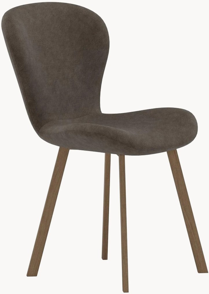 Eetstoelen Lilja met linnenlook, 2 stuks