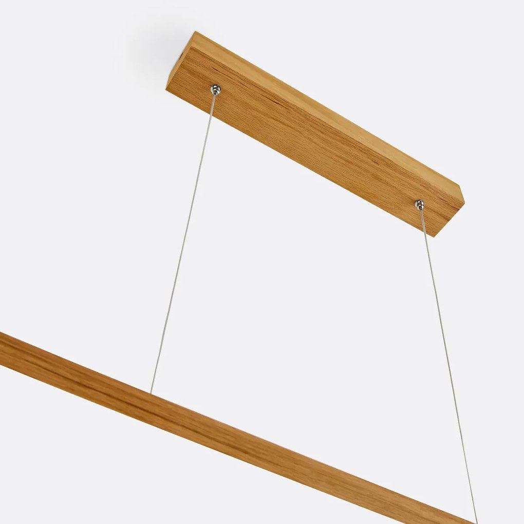 LED-hanglamp in eik en acryl, Segundo