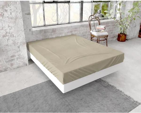 Hoeslaken Flanel 150g. Taupe Taupe 90 x 200/210