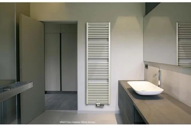 Vasco Iris hdm radiator - 195.4x90x3.2cm - n50 as=1188 - 1978w - wit ral 9016 388090195lb1000