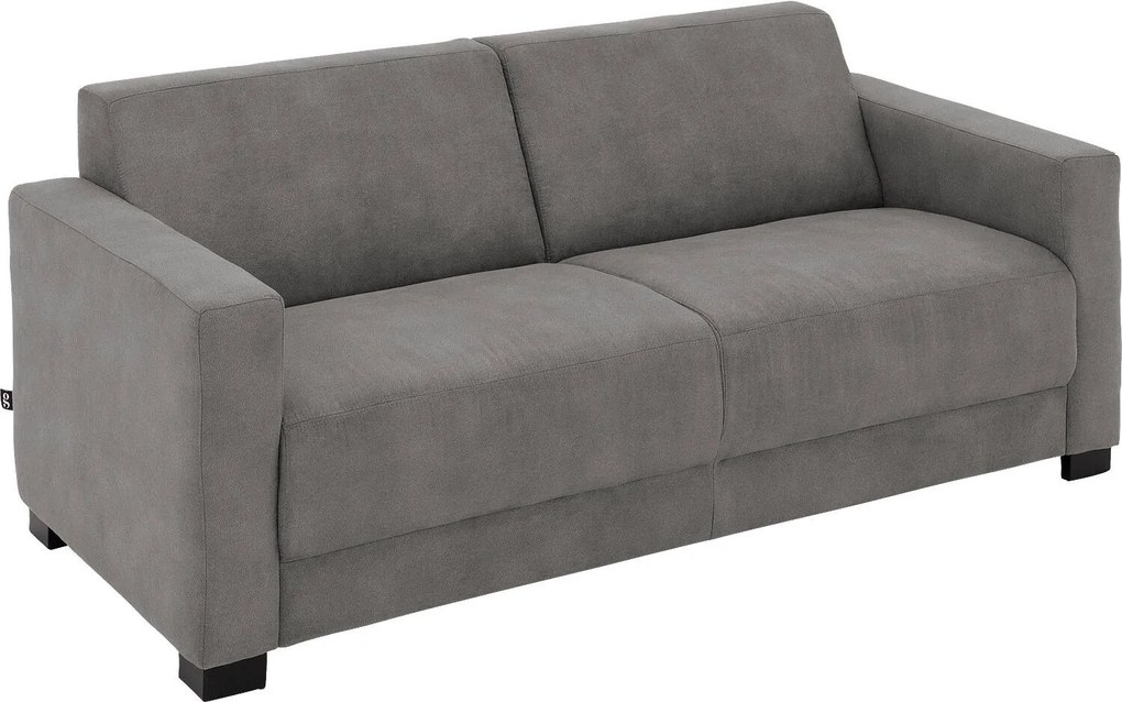 Goossens  My Style grijs, microvezel, 2,5-zits, stijlvol landelijk