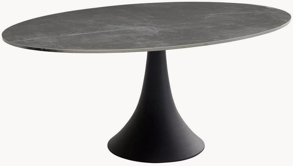 Ovale eettafel Grande Possibilita, 180 x 120 cm