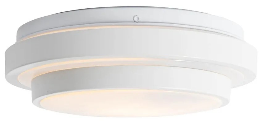 Buitenlamp Moderne plafondlamp wit 25 cm IP44 - Walden Modern E27 IP44 Buitenverlichting rond Lamp