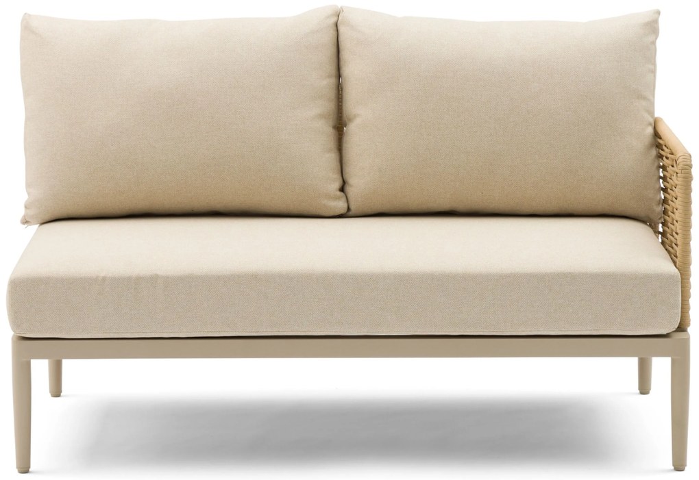 Hoek loungeset 5 personen Wicker Taupe  Coco Ibiza