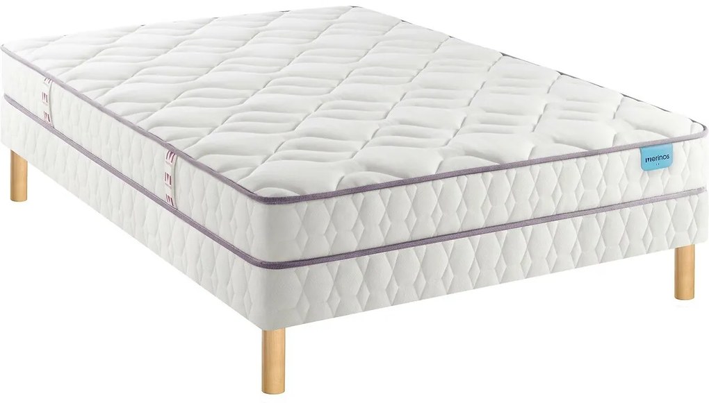 Ensemble stevige matras latex en lattenbodem, Happy Lit