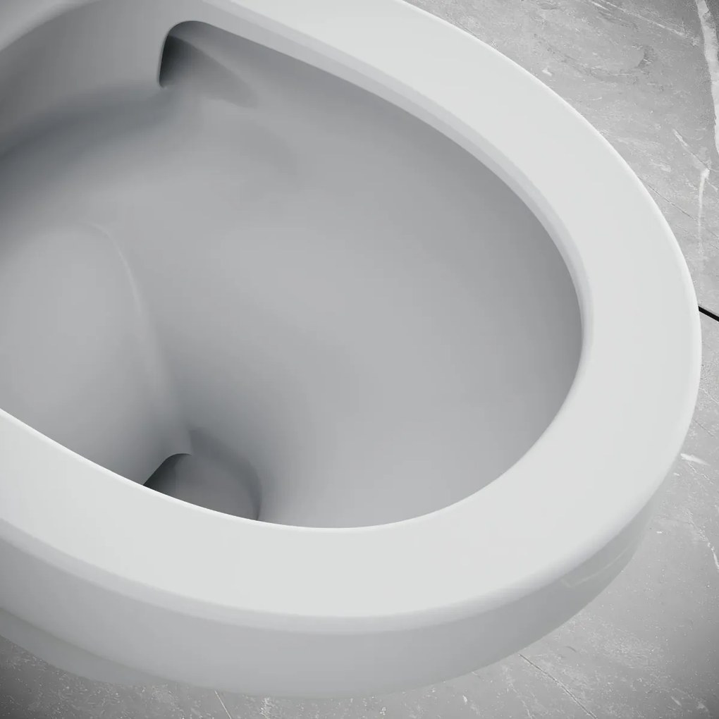 Sanigoods Serra hangtoilet met tornado flush glanzend wit