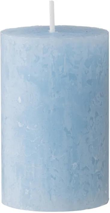 Rustieke Kaars 8 X 5 Cm - Blauw (blauw)