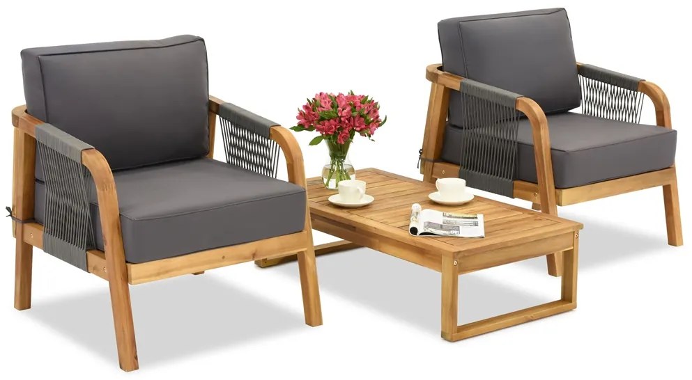 Acaciahouten tuinmeubelen Mumbai Terras Tuinpunt