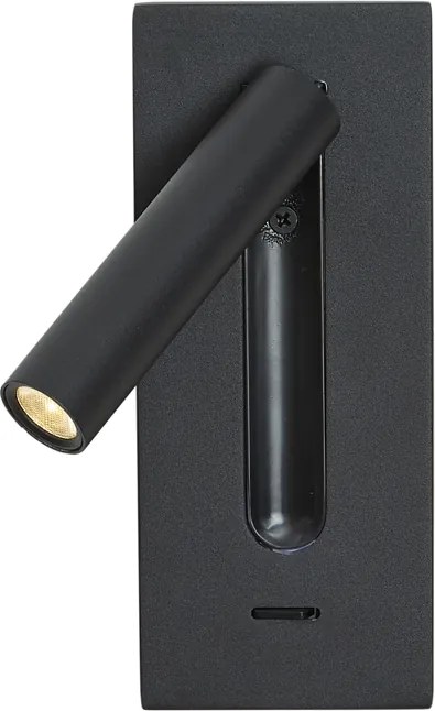 Set van 2 moderne wandlampen zwart incl. LED - Plaza