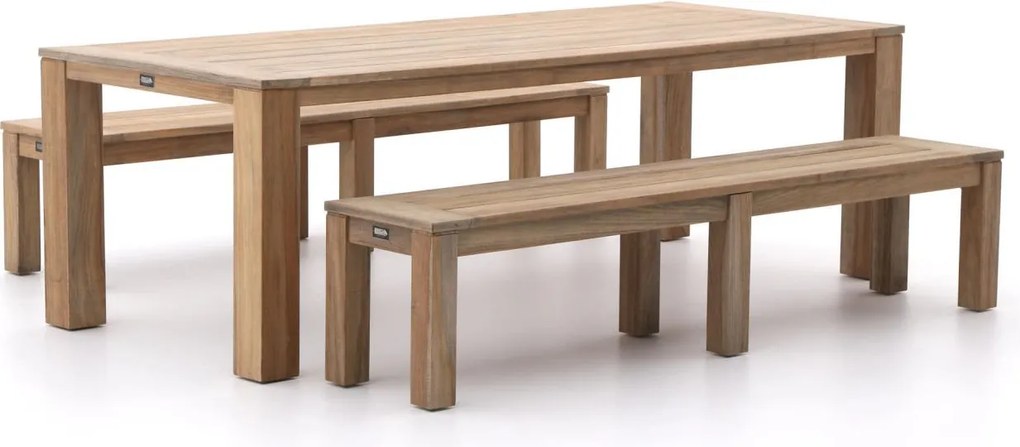 Picknickset ROUGH  | 8 personen | Tuinset teakhout | 3-delig | Kees Smit Tuinmeubelen
