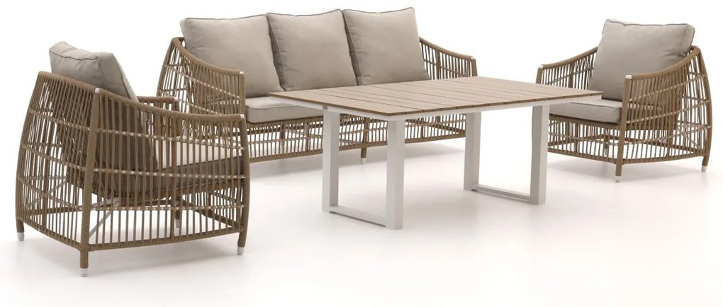 Manifesto Ortello/Fidenza lounge diningset 4-delig 5-zits