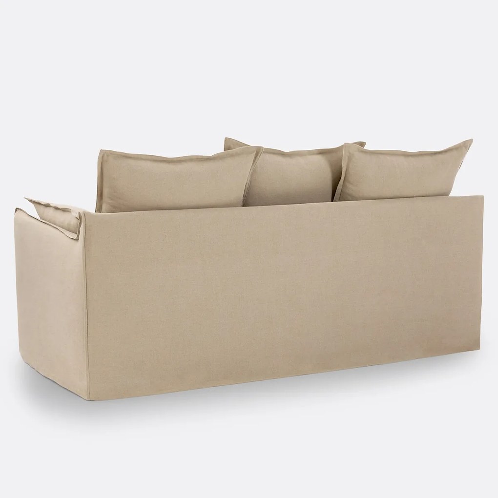 Bank 2-, 3-, 4- of 5-zits, afneembare hoezen, dik linnen, Odna