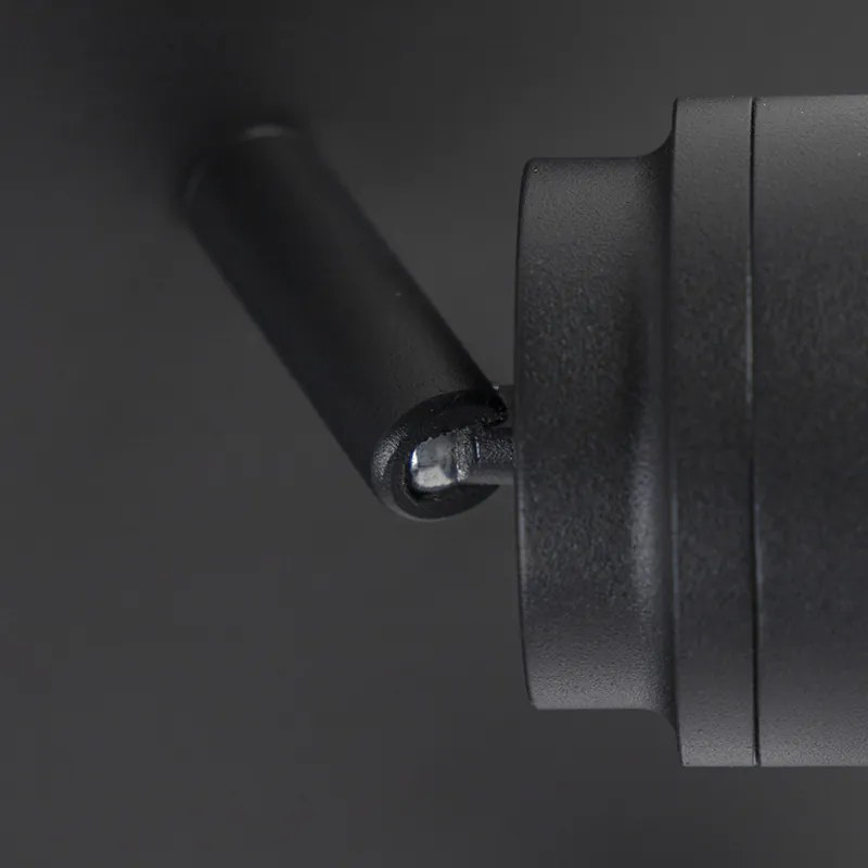 Smart badkamer spot zwart IP44 incl. 3 wifi GU10 - Ducha