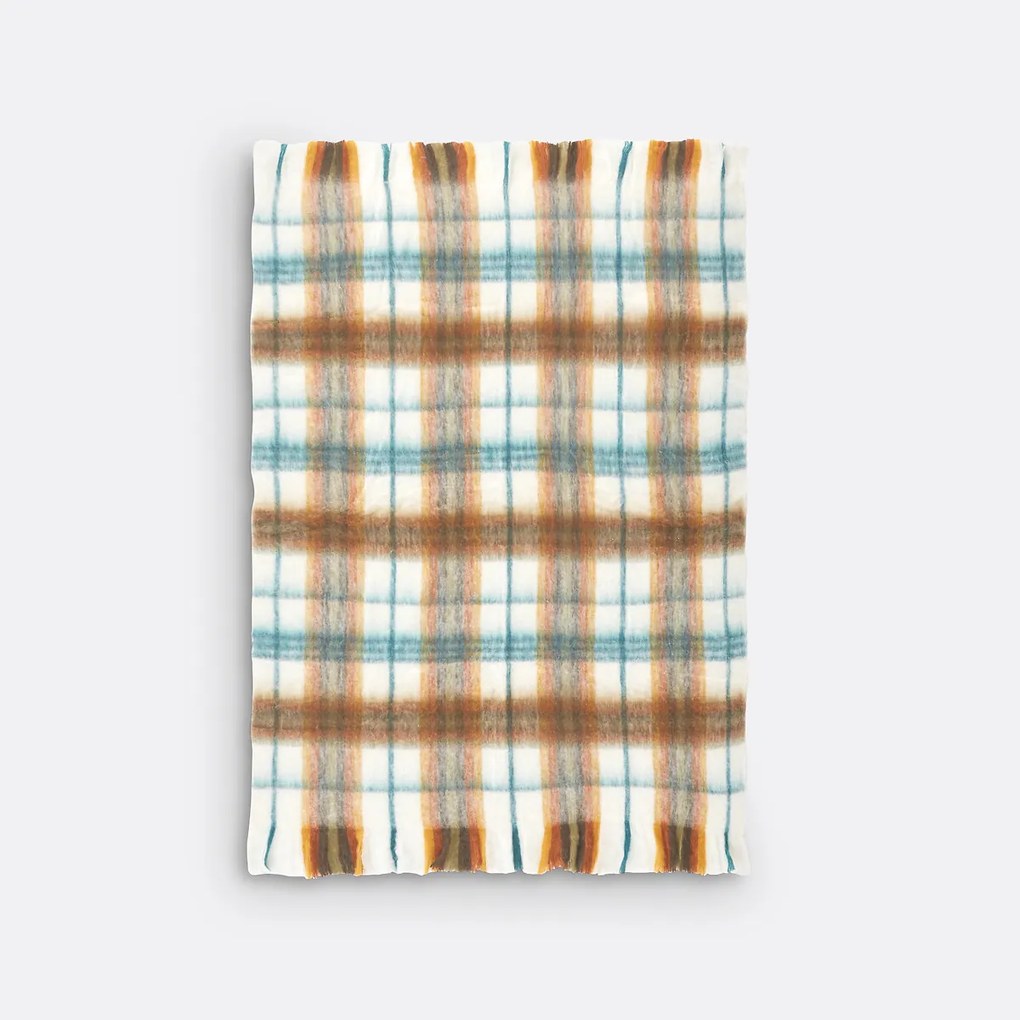 Geruite plaid met franjes, Armand