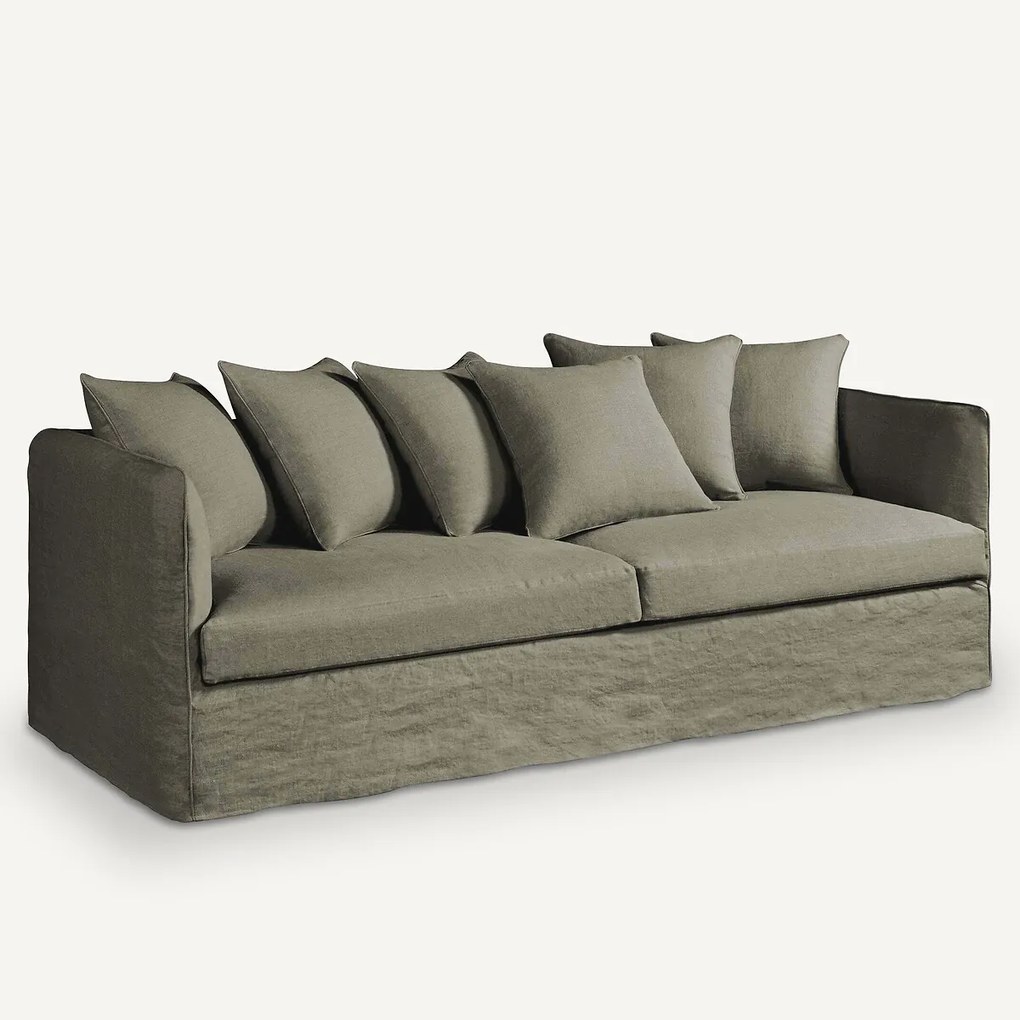 Bankhoes in stonewashed dik linnen Neo Chiquito