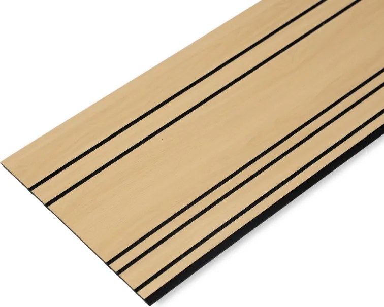 SMART AKU NATURAL OAK 260x30CM - 260 cm x 30 cm x 0.6 cm | 2 kg | Paneli akoestische wandpanelen - AKU Wandpanelen