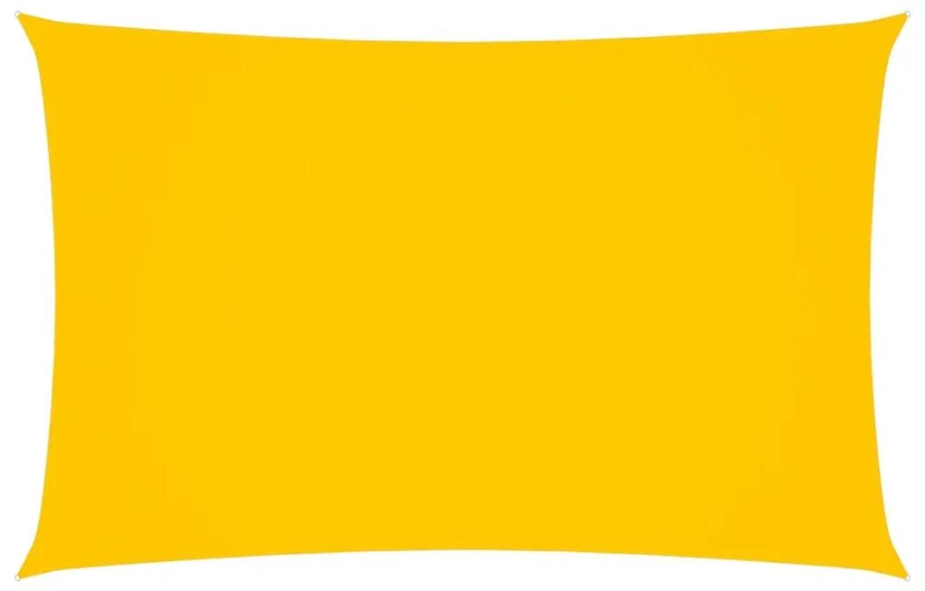 vidaXL Zonnescherm rechthoekig 4x7 m oxford stof geel