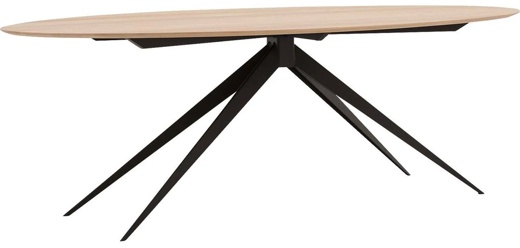 Goossens Excellent Eettafel Uniek, Ovaal 220 x 120 cm