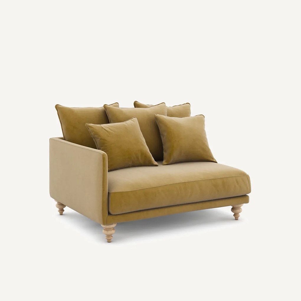 Halve bank in fluweel, Lazare