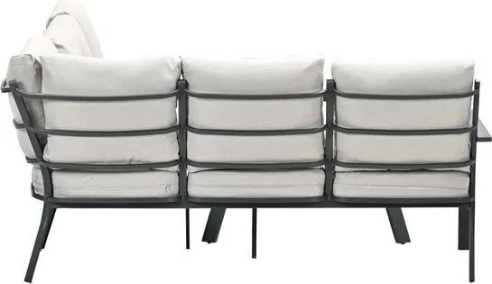 Garden Impressions Senja lounge dining set 3-delig links - desert sand