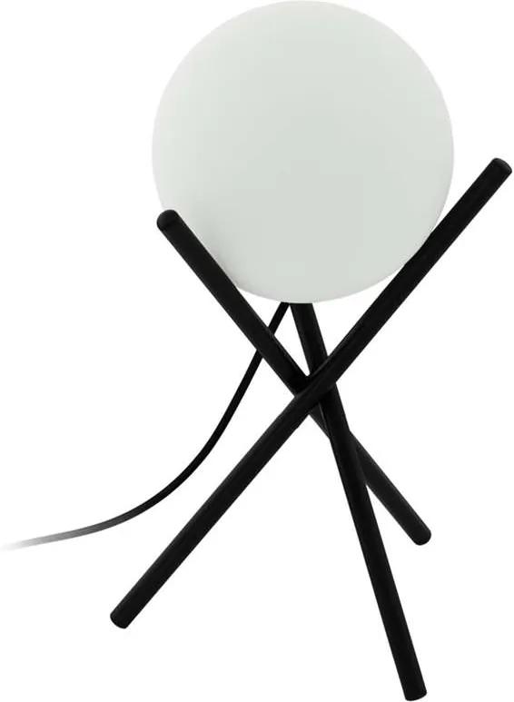 EGLO tafellamp Castellato - zwart/wit - Leen Bakker