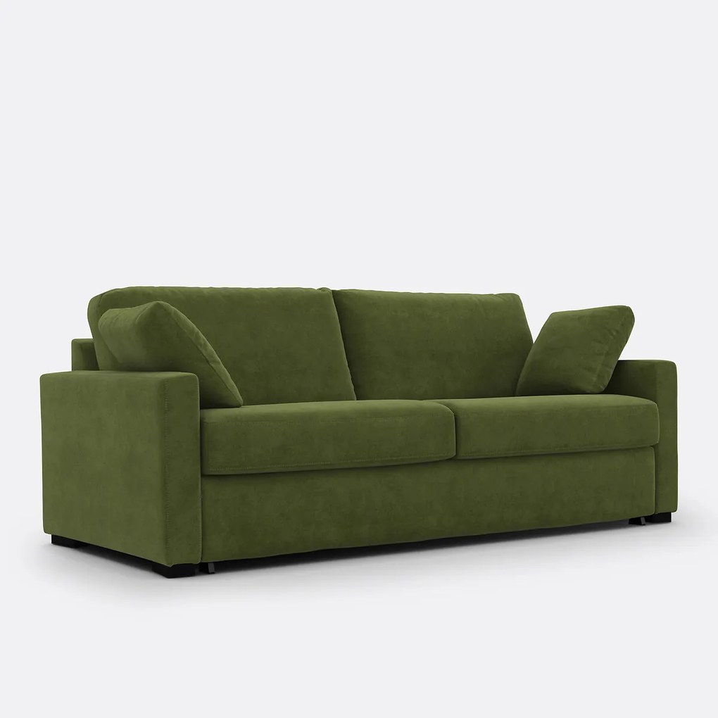 2-, 3- of 4-zits slaapbank, schuim, fluweel, TIMOR