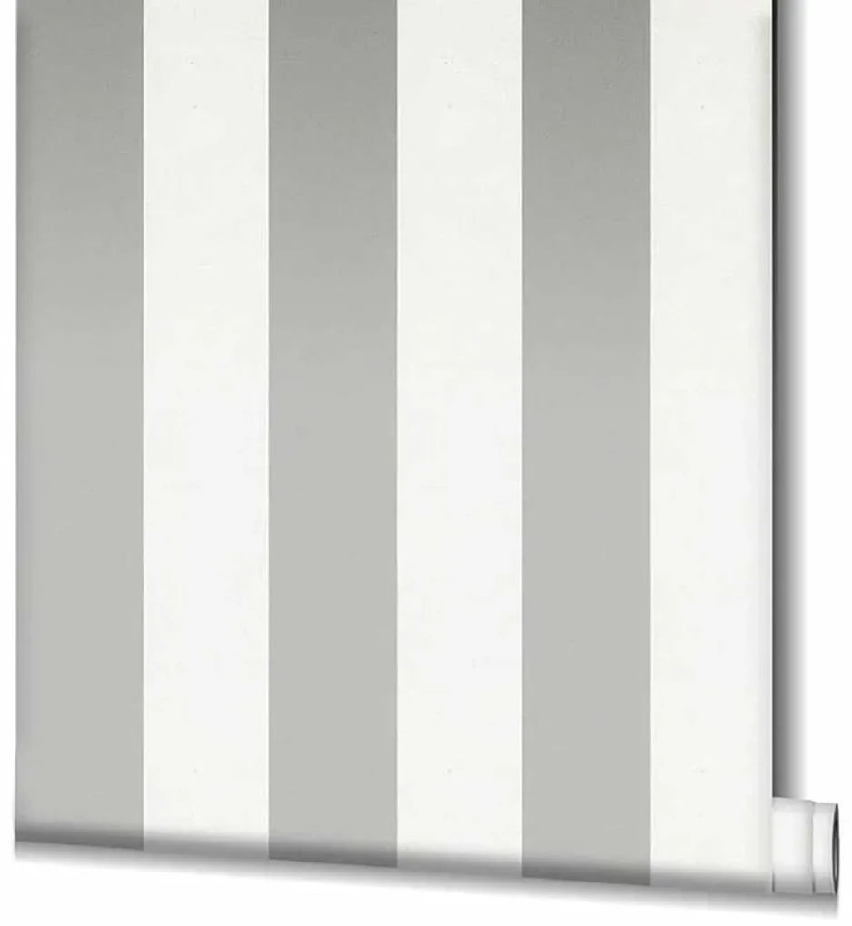 Noordwand Topchic Behang Stripes grijs en wit
