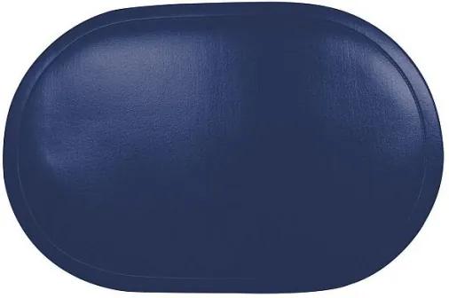 Placemat ovaal donkerblauw