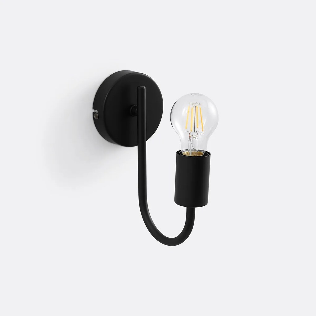 Wandlamp in smeedijzer, Hiba