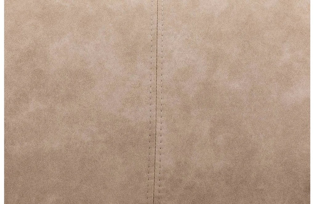 Goossens Eetkamerstoel Alex beige microvezel met armleuning en met wielen, stijlvol landelijk