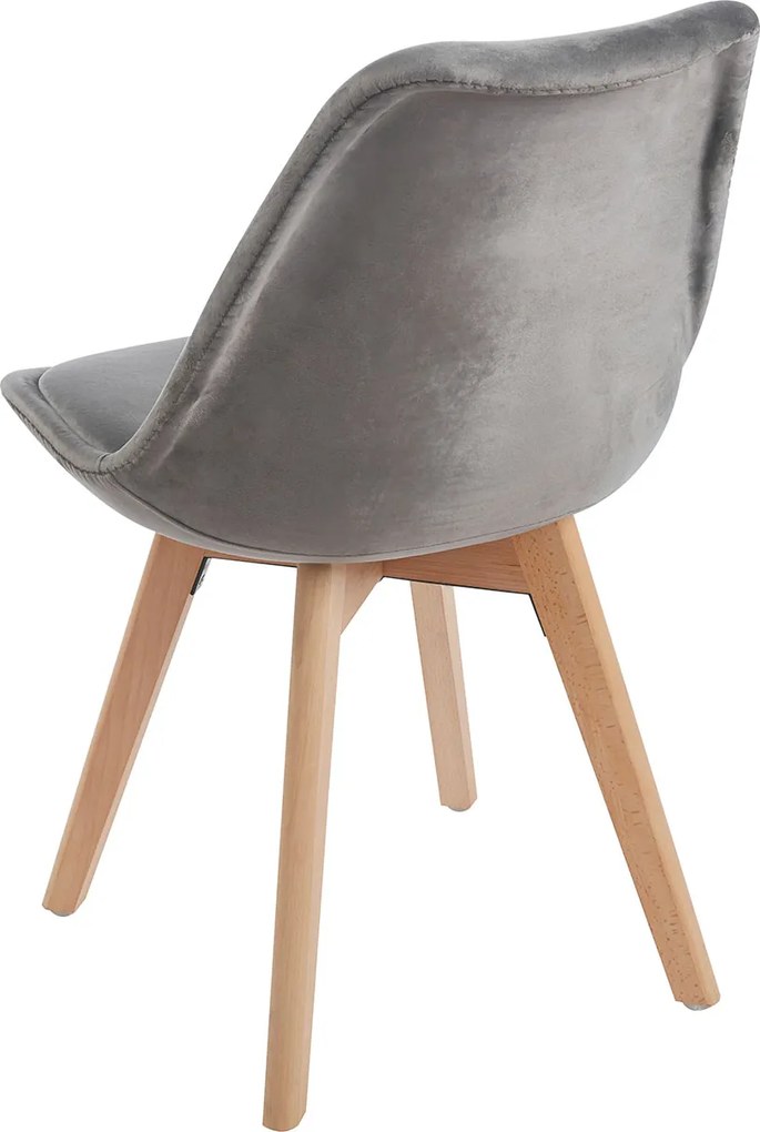 Set 4 Synk Fluwelen Stoelen