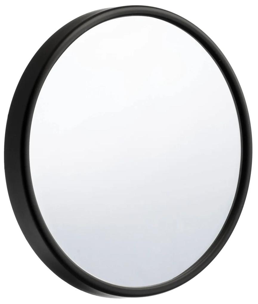 Make Up Spiegel Smedbo Outline Lite voorzien van Zuignap ABS/ Spiegelglas Diameter 13 cm Zwart