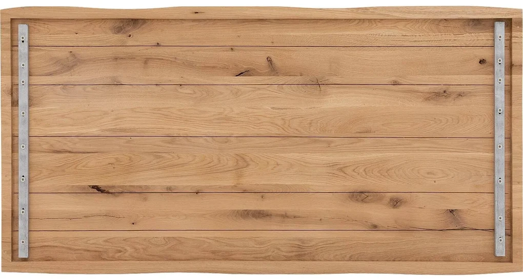 Goossens Eettafel Blade, Boomstamblad 180 x 90 cm 5 cm dik