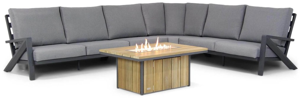 Loungeset tuin 6 personen Aluminium Grijs Santika Furniture Santika Cinta