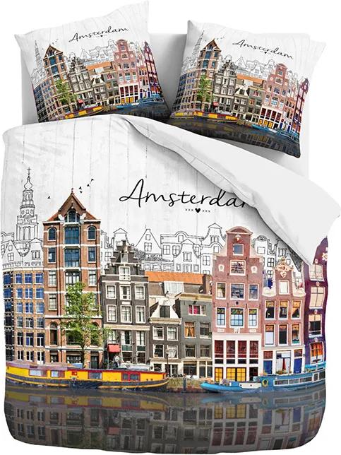 DreamHouse Bedding Old Amsterdam - Multi 2-persoons (200 x 220 cm + 2 kussenslopen) Dekbedovertrek