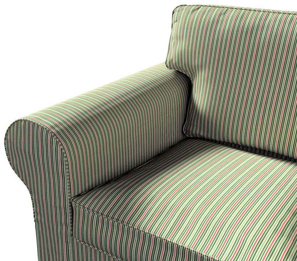Dekoria IKEA hoes voor Ektorp 2-zits slaapbank - NIEUW model, rood-groen