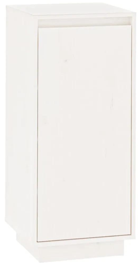 vidaXL Schoenenkast 35x35x80 cm massief grenenhout wit