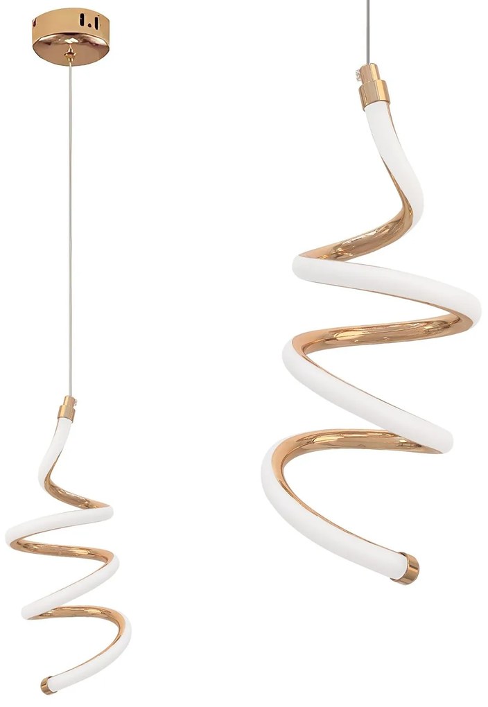 Hangende plafond LED lamp LHJ096-1CP light rose gold